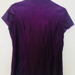 Pretty silky purple blouse